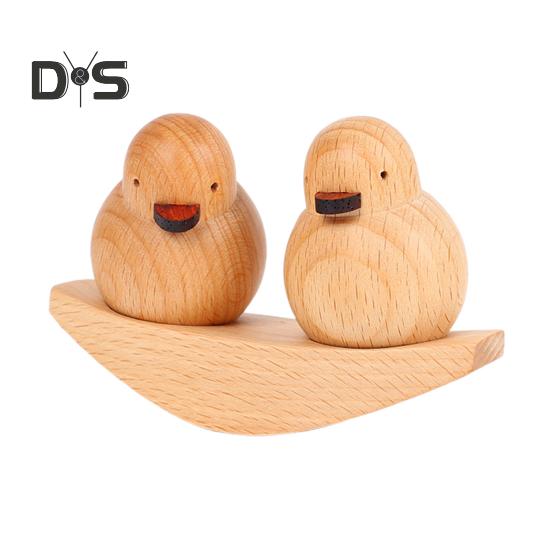 

Деревянная парная уточка, украшение для рабочего стола, статуэтка утки, украшение на приборную панель автомобиля, подарок на День святого Валентина, годовщина A