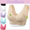 Damen Sexy Front-Kreuz Verstellbare Seiten-Schnalle Spitze Weste Kabelloser Sport-BH Für Ultimativem Komfort Und Stil