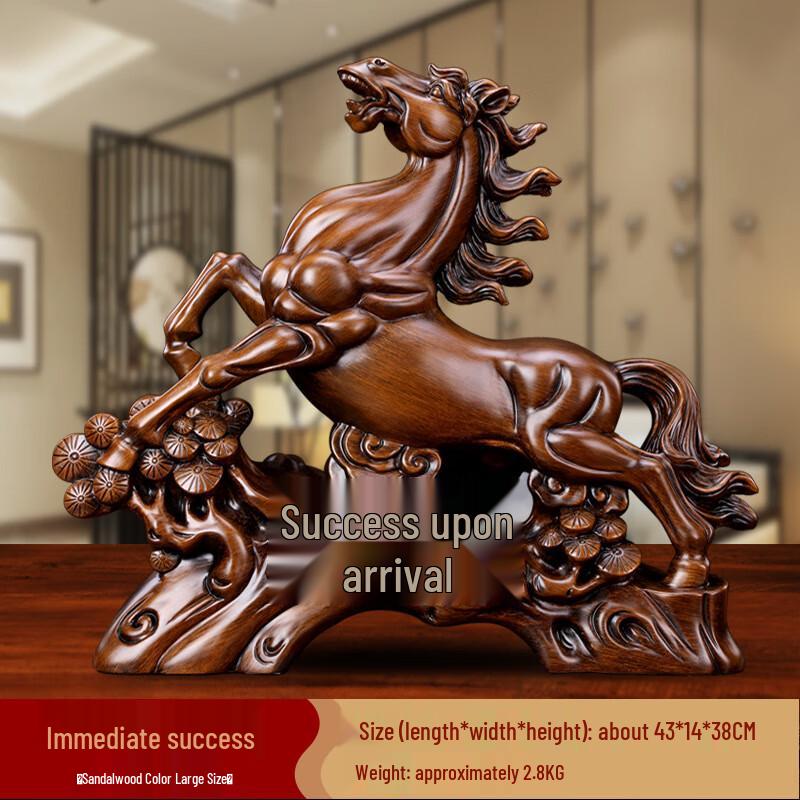 Китайская статуэтка лошади Weijin Успех из смолы