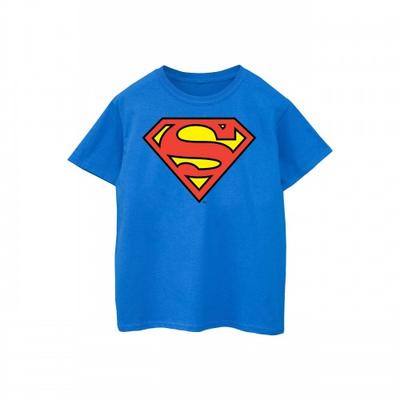 Womens/Ladies Superman Logo Boyfriend Fit Cotton Boyfriend T-Shirt
