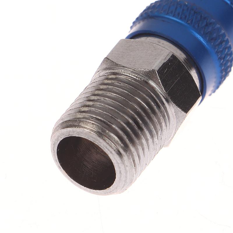 1 zestaw 1/8 cala BSP męski i żeński adapter do połączeń części aerografu szybkozłączka aerografu złączka zwalniająca wtyczka