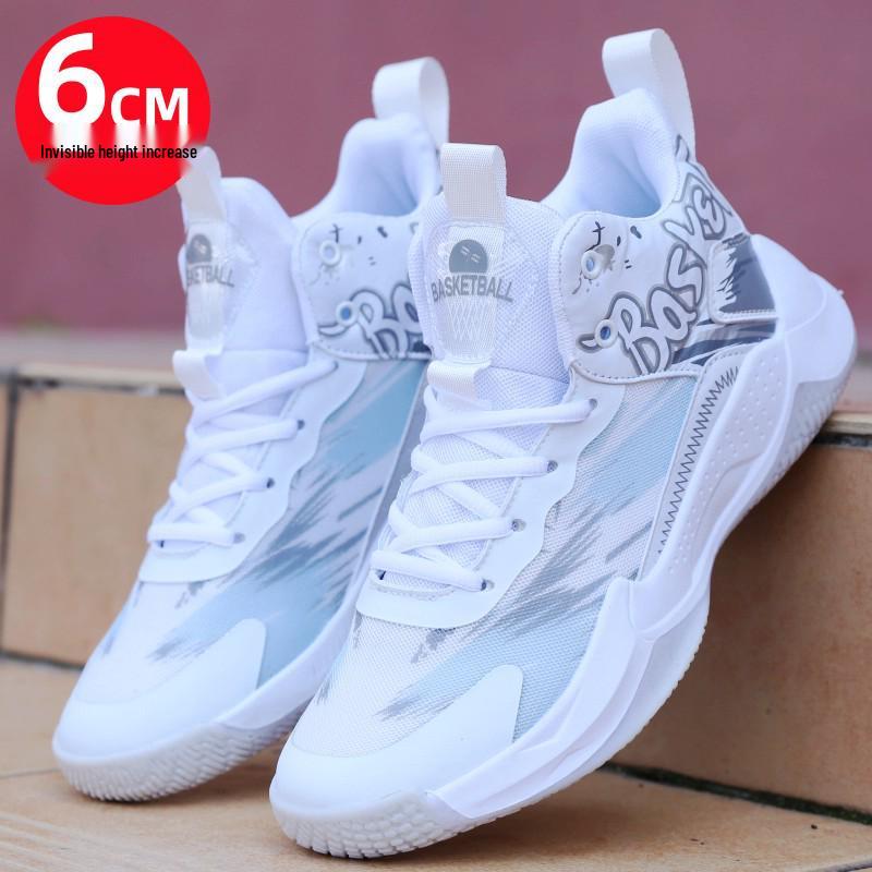 2026 Men's High-Top Breathable Basketball & Running Shoes - Non-Slip, Wear-Resistant for Teens & Adults, Spring/Summer Collection
