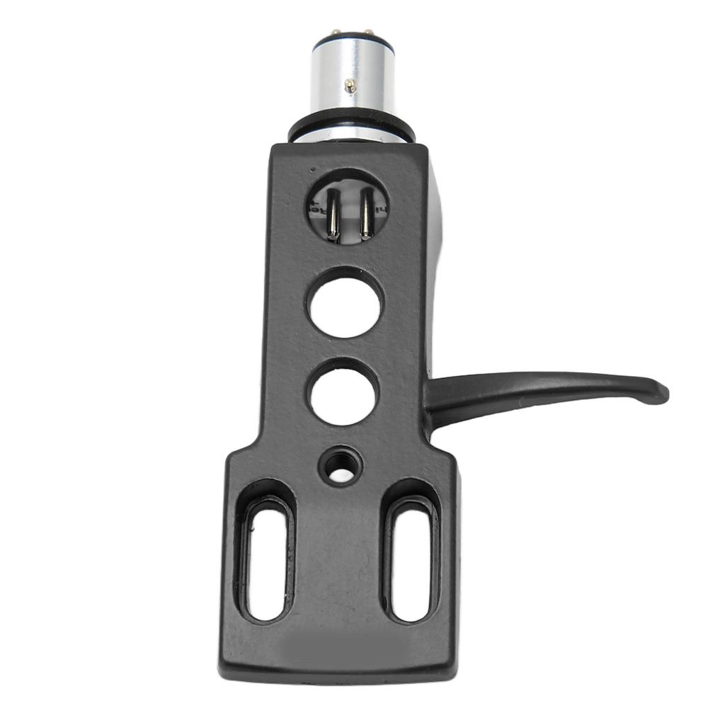Vinyl Stylus Holder Aluminium Alloy Vinyl Record Phonograph Cartridge Holder with 4 Connection Wires