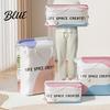 Vacuum Compression Bags Bag Space Saving Pumpless Storage Wardrobe Organizer Bags Waterproof Reusable for Clothes Bedding Air Valve
