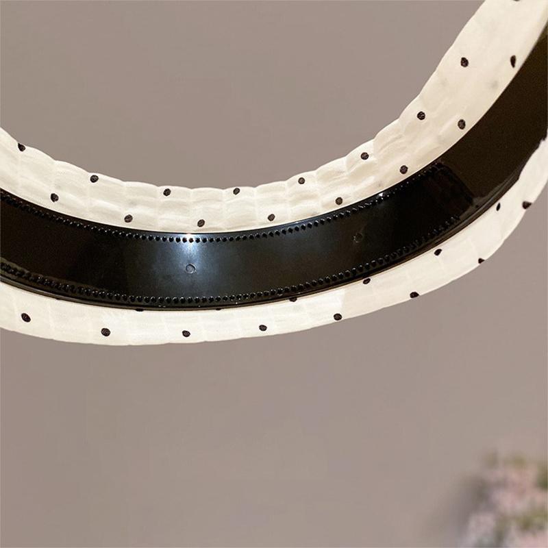 Breites Stirnband mit Polka Dots für Damen - 2025 Frühling/Sommer Voluminöses Rutschfestes Haaraccessoire