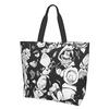 [JMI] JoJo's Bizarre Adventure Body Bag, Mother's Bag, Shopping Bag, Large Capacity Women's Tote Bag, The Bears' School Handbag, Makeup Bag, Eco Bag,
