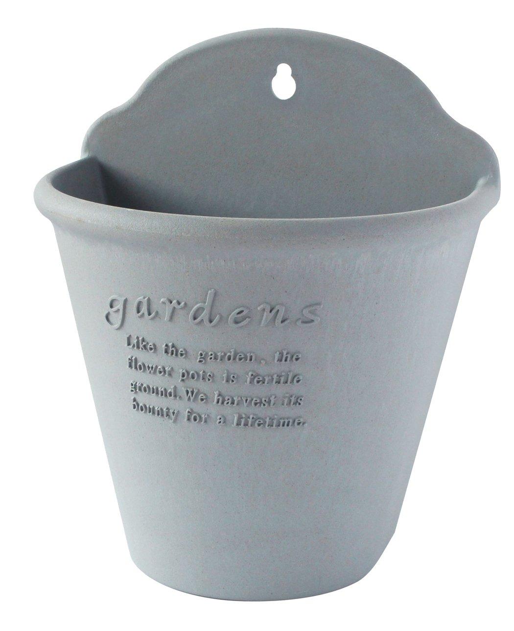 

Hachimankasei Hanging Eco PotПодвесной цветочный горшок 210 Серый ``Hachiman Gardens:арбре серый