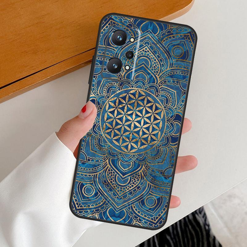 Flower Of Life In Lotus Pastel For Realme 15 10 11 12 13 14 Pro Plus GT6 GT7 Pro C67 C63 C61 C55 C51 C53 C35 C65 C75 Case