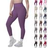 Damenmode Farbe Enge Yoga-Hose Sport Laufen Fitness Freizeit-Hose