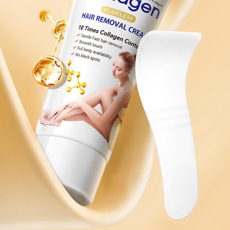 Collagen Gentle Hair Removal Cream SADOER Skin Rejuvenation Non-irritating Underarm Hair Removal Cream