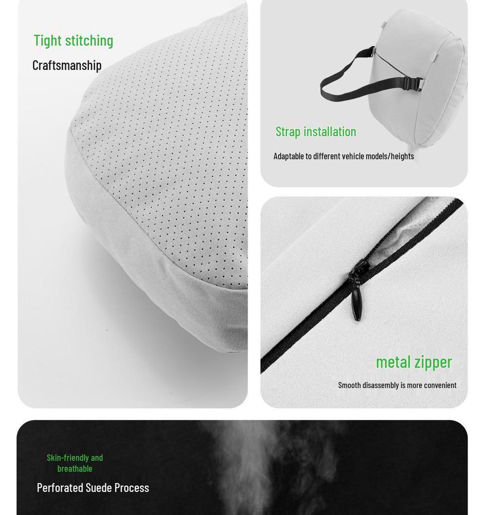 Ideal Car Headrest i6i8/L6L7L8L9: Universal Neck & Lumbar Support Cushion for All Seasons