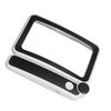 Handheld Magnifier 4X Magnifying Glass for Reading Full Book Page Newspaper Rectangular Magnifying Glass with Bright