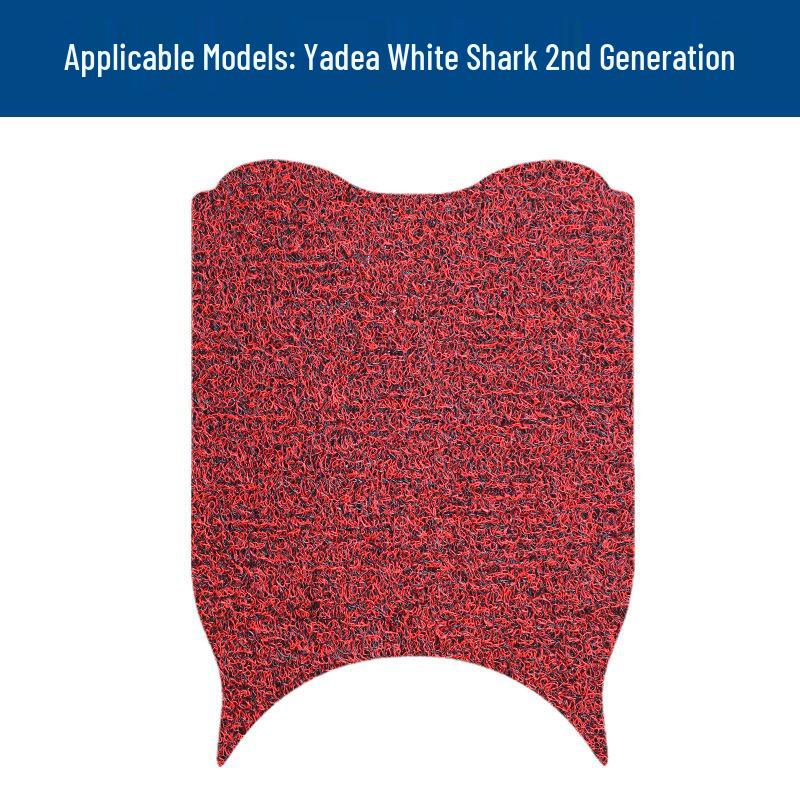 Fits Yadea Guanneng S White Shark 2nd Gen 60/80 Electric Scooter: Wear-Resistant Waterproof Anti-Slip Coil Foot Mats.