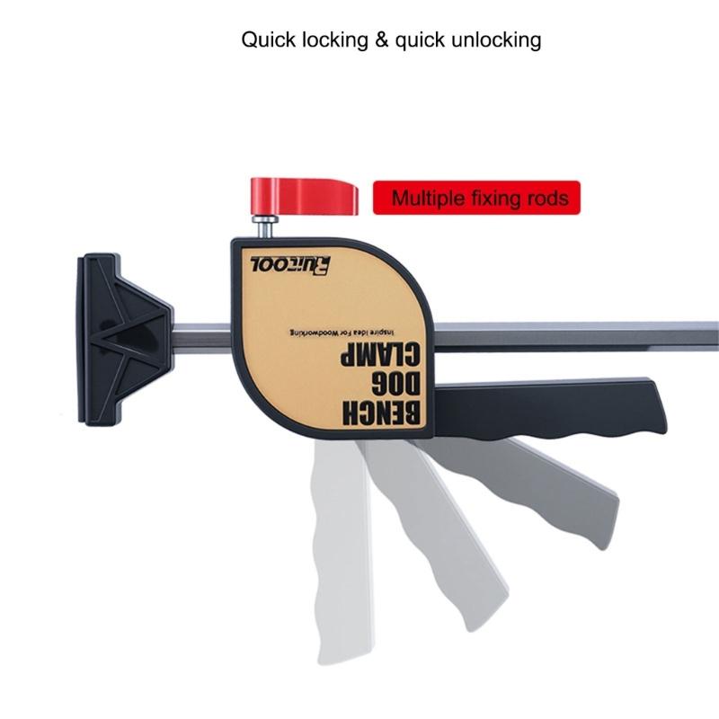 Woodworking Table Clamp 19mm Mortise Tenon Manual Auxiliary Fixator Tool For Woodworking Projects Easy to Install