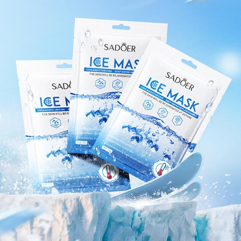 Maska Lodowa 25g SADOER Głęboko Nawilżająca Nawilżająca Nawilżająca Odświeżająca