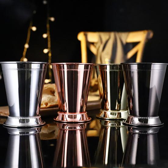 360ml Stainless Julep Cup Steel Mojito Mint Beer Bar Party Cocktail Drink