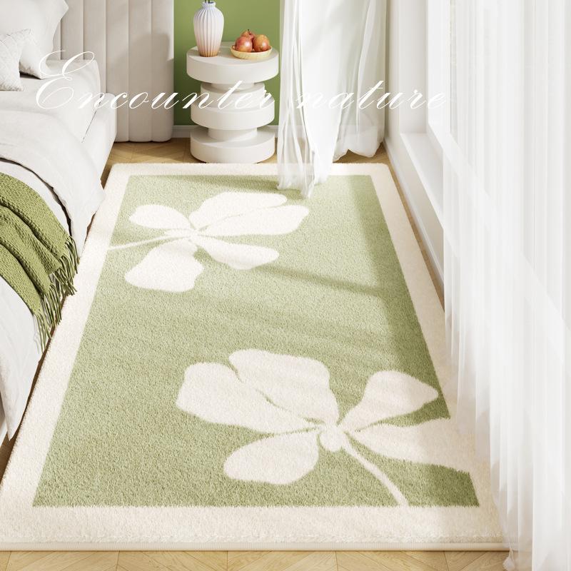 Bedroom Bedside Plush Carpet Foot Mat Anti Slip Floor Mat Long Window Sill Mat Balcony Cooling Bay Window Mat