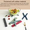New Silicone Coasters Coasters for Hot Pots Pot Holders Hot Pot Bottom Foldable Non-Slip Pot Pan Mat WD02