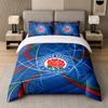 3Pcs Bedding SetBlackburn Rovers Football Soft Bed Sheet and Two Pillowcases Home Bedroom Decor