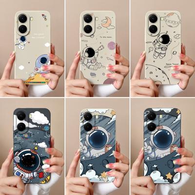 Preciosas Fundas de Astronautas de Dibujos Animados Para Redmi A1 Turbo 4 A2 K70 Ultra A4 A5 13 14C 14R Carcasa Cuadrada Suave de Silicona Líquida Antideslizante Para Redmi Cover