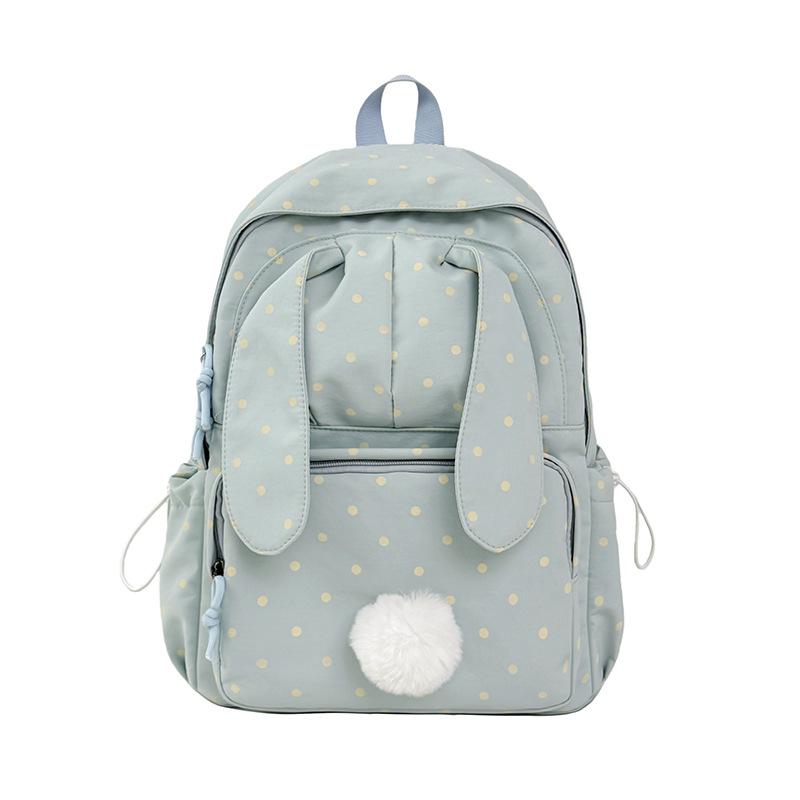 Schoolbag New Schoolbag Junior High School Girls Girl Heart Atmosphere Polka Dot Backpack High Value Female Student Backpack High School
