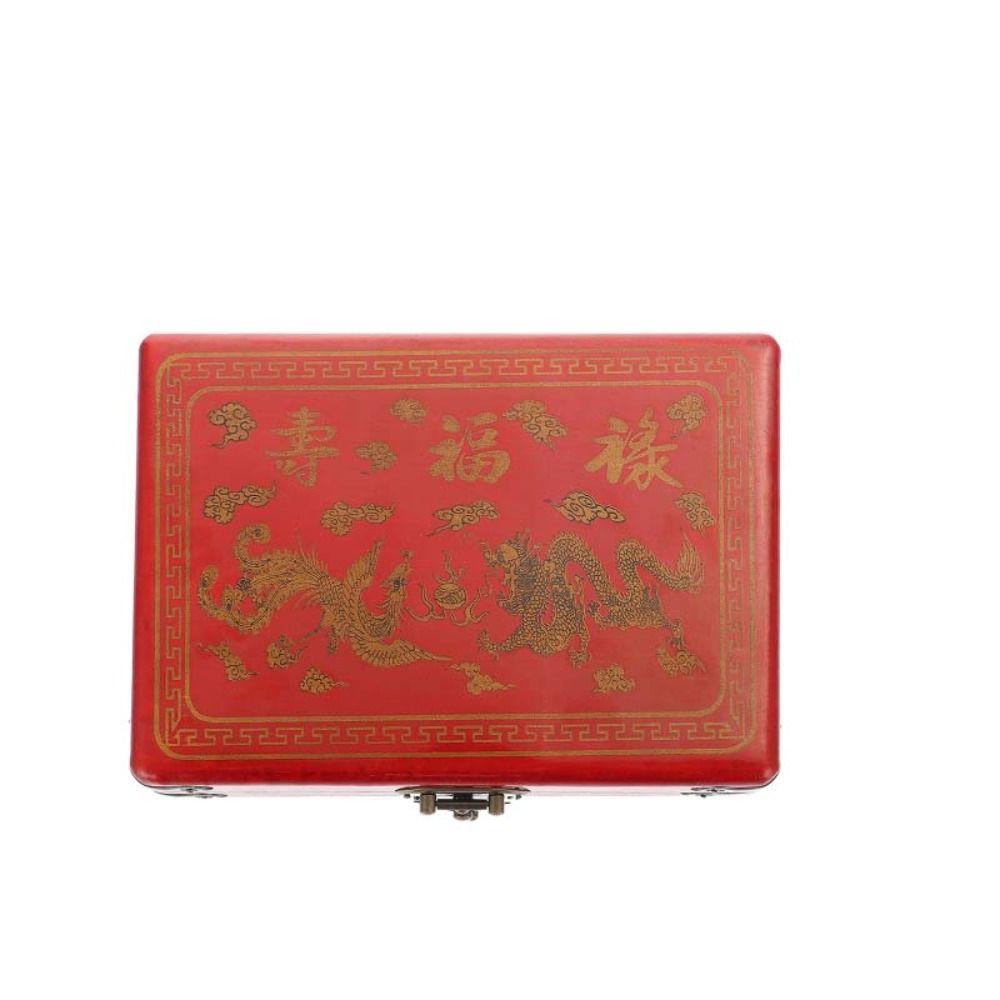 Tavolo da gioco Gioco da tavolo Mahjong Gioco Mahjong Mini Set Mahjong Gioco Mahjong Cinese Mahjong Antico Cinese