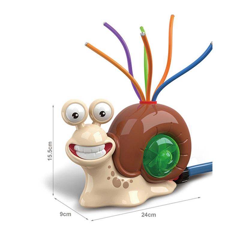 Cartoon Schnecke Wassersprinkler Sommer Garten Rasen Wasserspielzeug Sprühwasser Spielzeug für Jungen Mädchen Sommer Hinterhof Rasen Poolparty Spaß