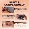 2 IN 1 Bullet Pearlescent Eye Shadow Pen Pointed Eyeliner Stick Caramel Brown Black Eyeshadow Makeup Silky Smooth Waterproof Lasting Eyeshadow