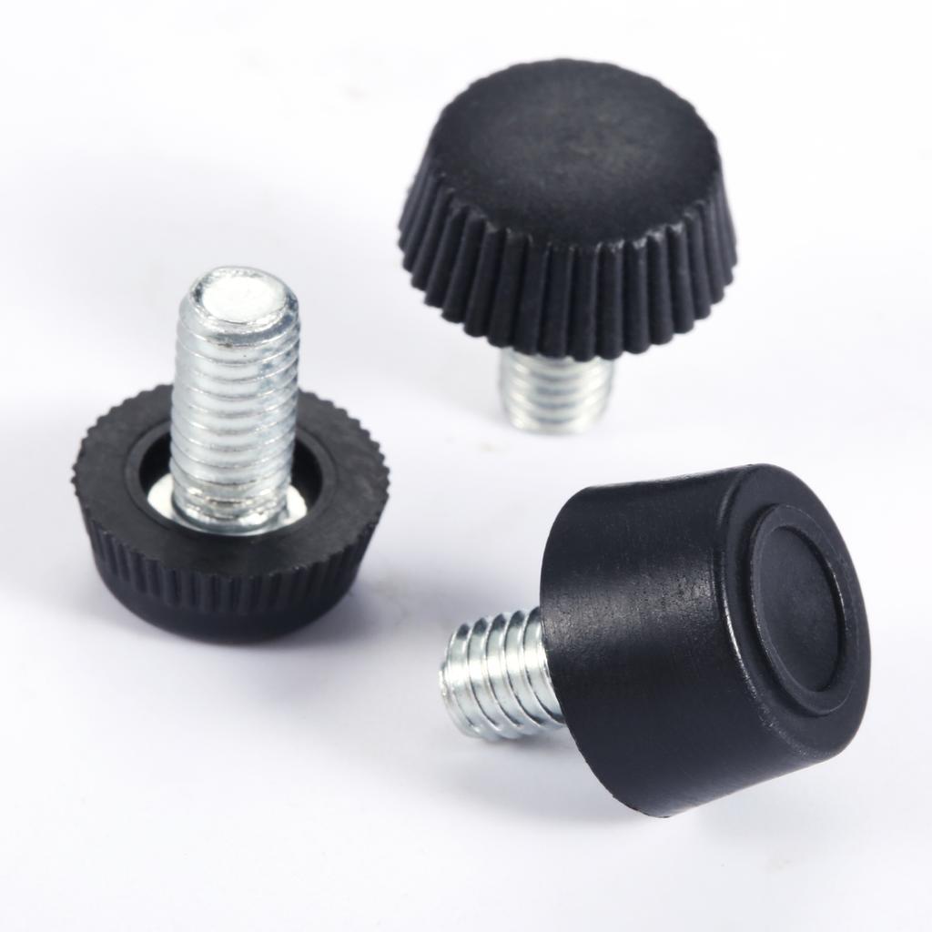 10Pc M6*10mm Thread Height Adjustable Leveling Chair Leg Feet Furniture Mat Screw-in Base Sofa Bed Cabinet Table Floor Protector