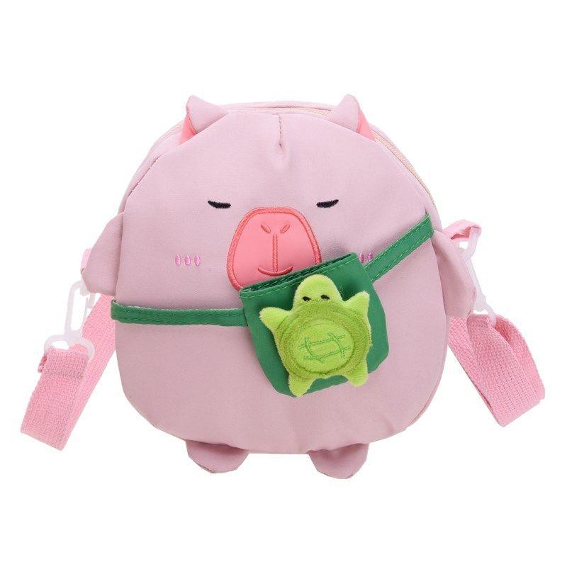 Husky Cute Penguinturtle Dolphin Cartoon Animal Shaped Children Bag Canvas