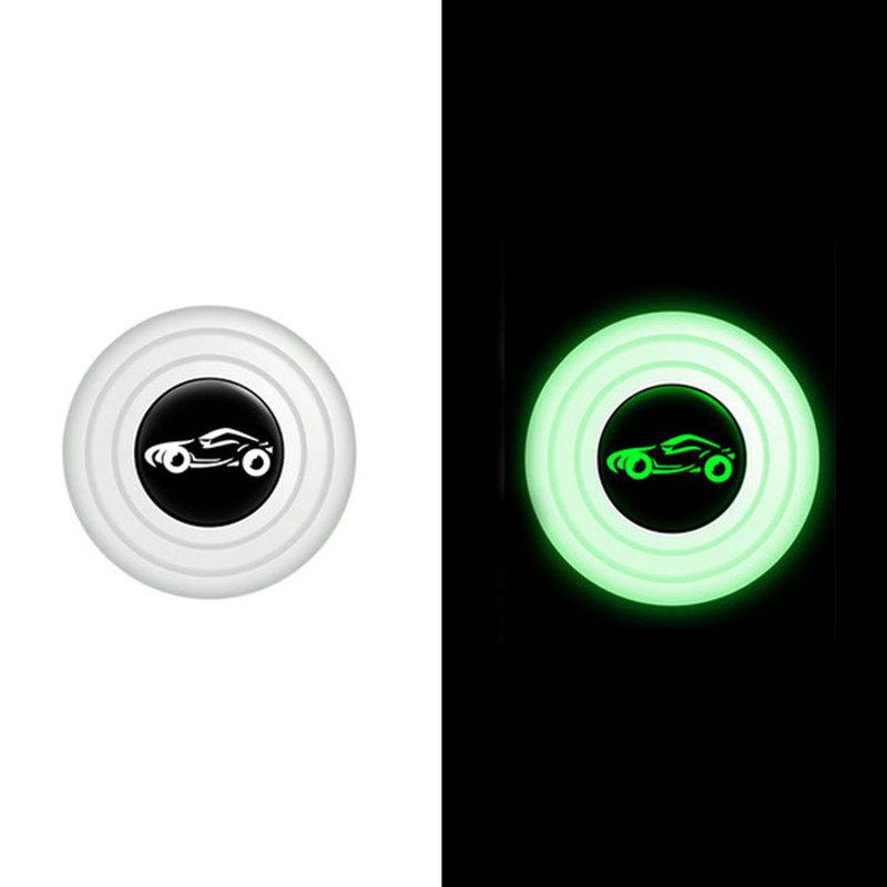 10pcs Car Noise Reduction Stickers Car Door Shock Absorption Stickers Car Luminous Warning Stickers Auto Exterior Accessories