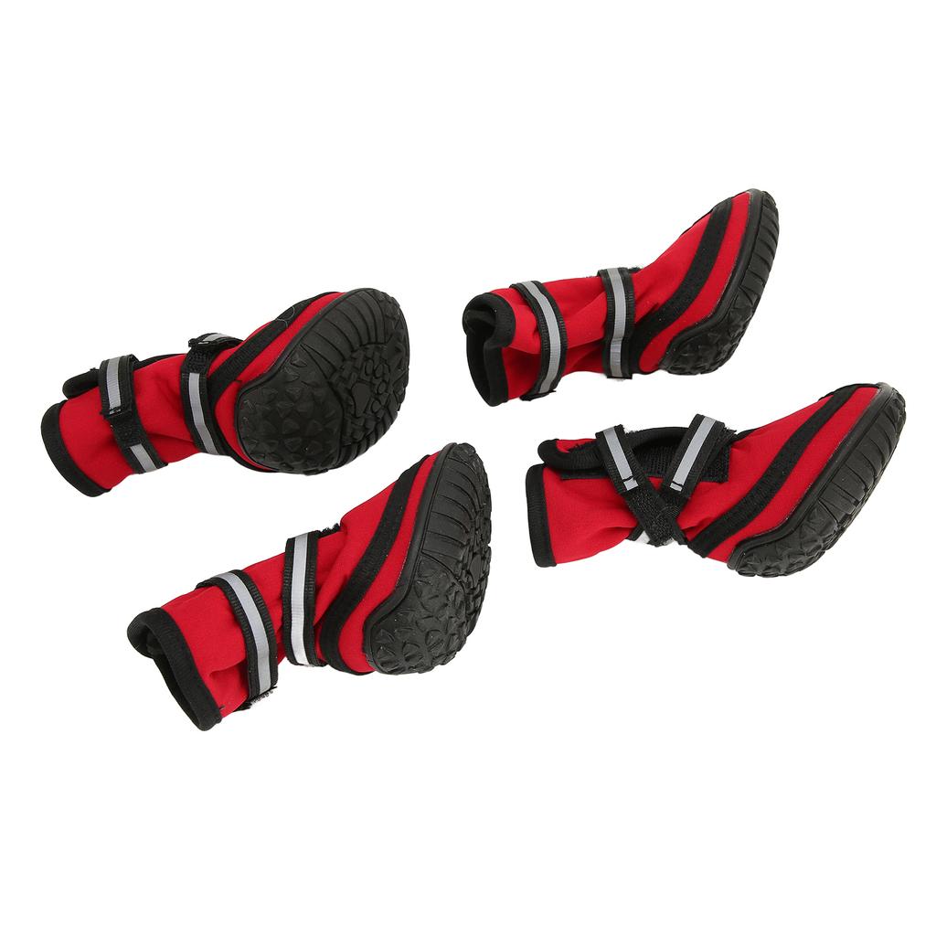 Dog Hiking Shoes Strong Slip Resistance Sole Summer Breathable Adjustable Reflective Pet Paw Protectors XXL