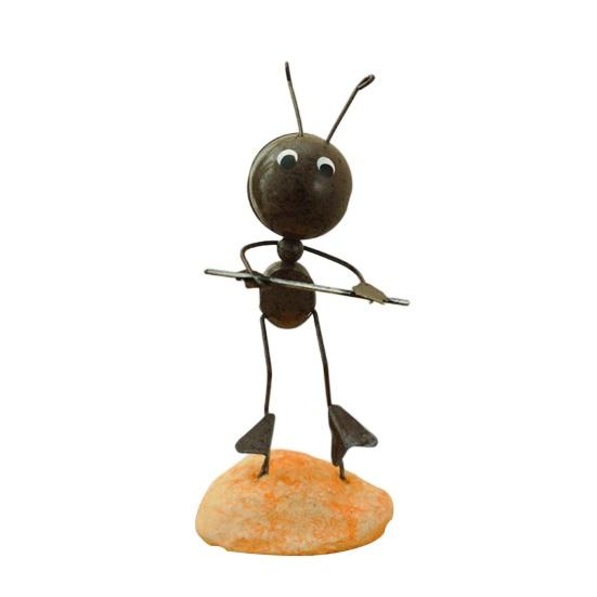 Durable Wide Application Iron Ant Sculpture Organ Miniature Home Decor