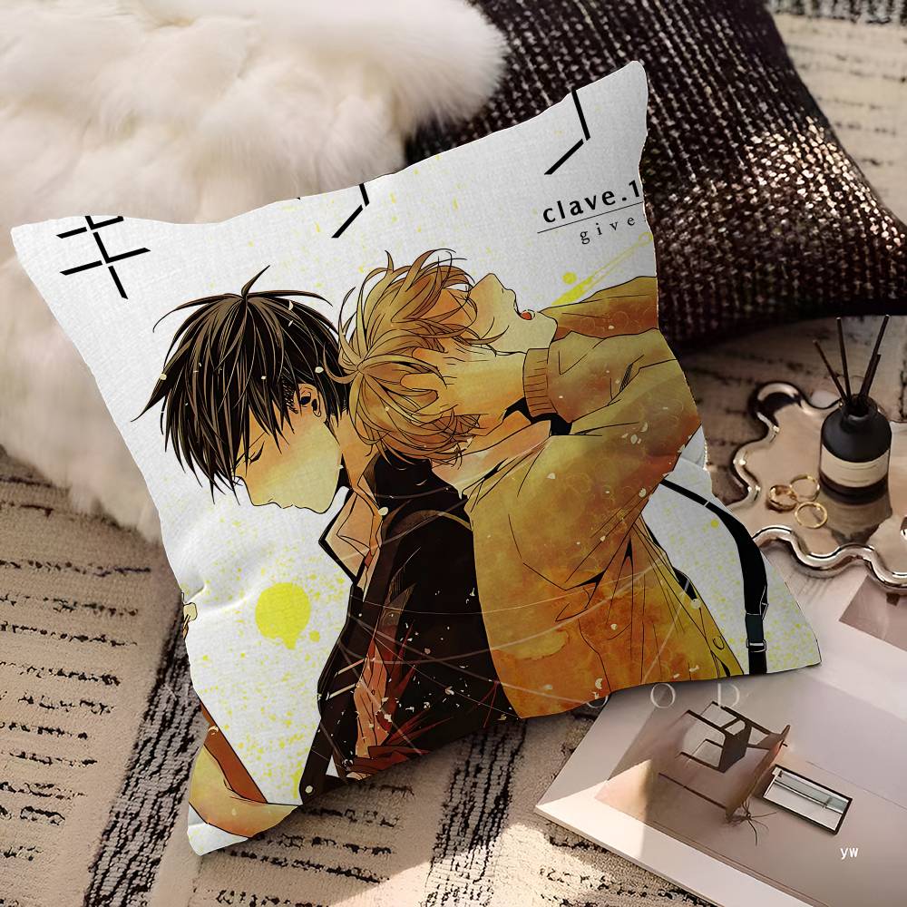 Japanses Cartoon Given Pillow Cover Design Cushion Cover Decor Holiday Decorati
