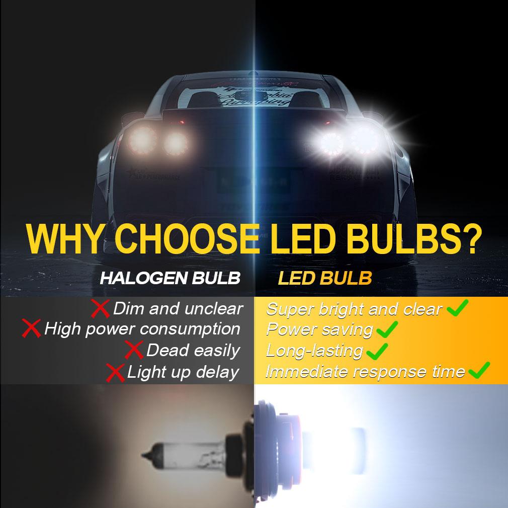 2Pcs P21/5W Led 1157 High Bright Car Light BAY15D 1156 P21W Ba15S Bulbs PY21W BAU15S 54SMD Auto Reverse Turn Signal Lamp Brake White Yellow Red 12V