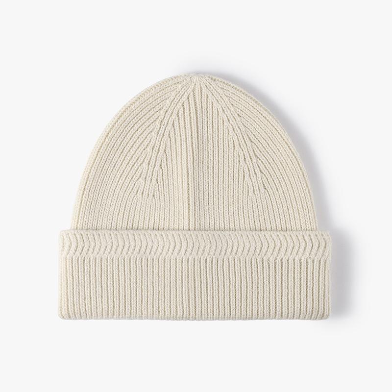 Hat Women's Autumn and Winter Women's Baotou Hat Warm Ear Protector Cold Hat Outdoor Thickened Knitted Hat Cold-proof Light Luxury