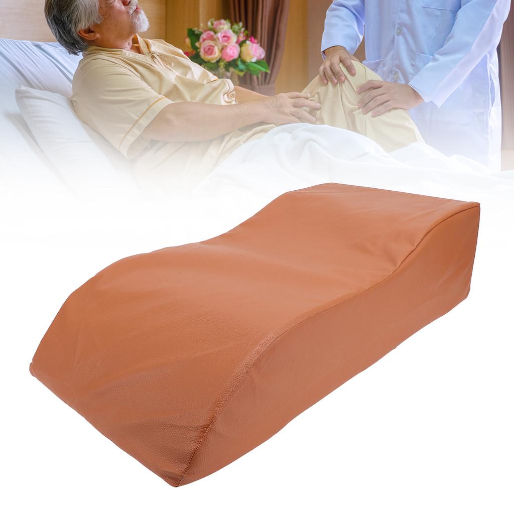 Leg Elevating Pillow PU Leather Leg Elevating Support Wedge Pillow for Pregnancy Postoperative