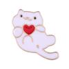 Enchanting Design Cat Alloy Brooch Colorful Cartoon Figure For Personalized Gifts