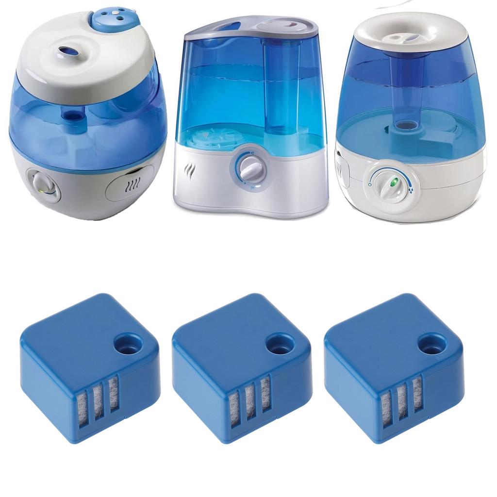 3pcs Mineral Removal Filters PDC51V1 Humidifier Demineralization Cartridges for V4600 V5100 VUL575 White Dust Collector