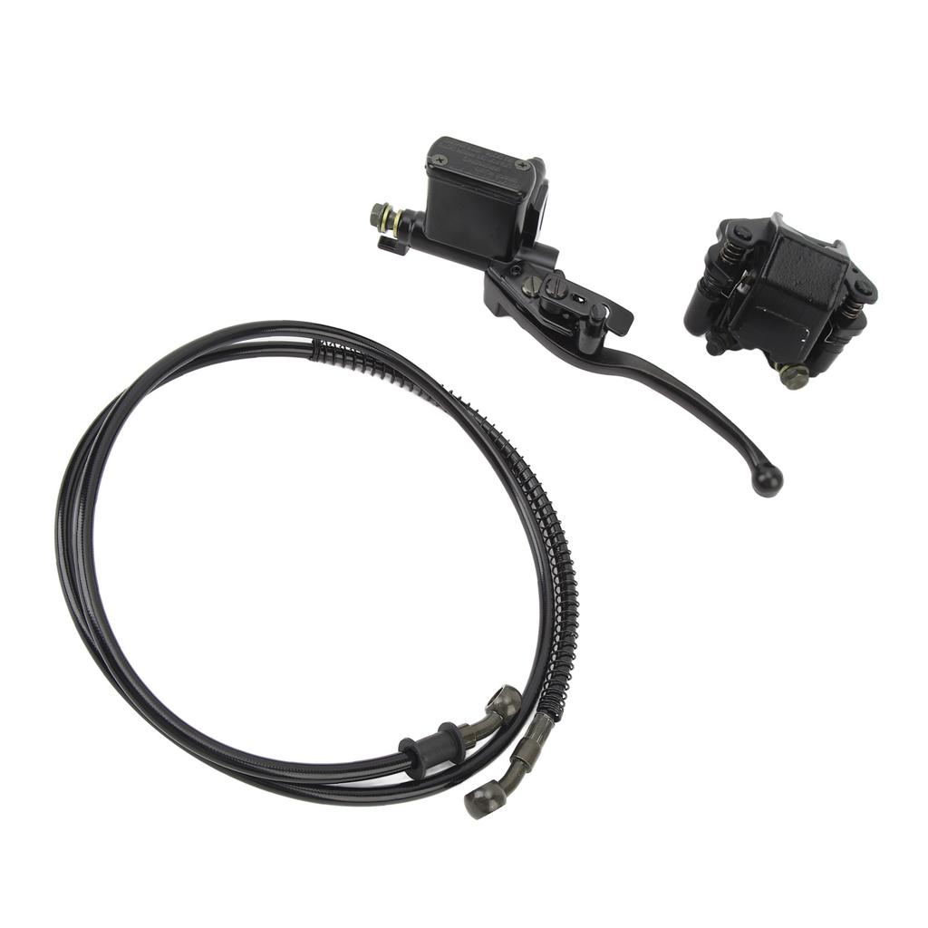 Hydraulic Brake Master Cylinder Caliper Hydraulic Disc Brake Kit for 50cc 70cc 90cc 110cc 125cc 150cc ATV Quad Pit Pro