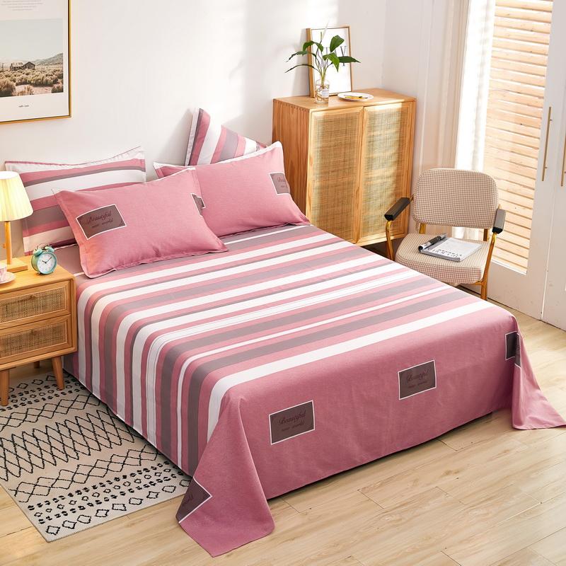 100% Baumwolle Bettlaken Pflanzen Blumen Gedruckt Einzel Doppel Top King Laken Reine Baumwolle Einzelgröße Kinder Bettwäsche (Kein Kissenbezug)