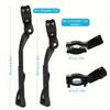 Outdoor Cycling Equipment Bicycle Stand for Mountain and Road BikesSide Kickstand with Dual Holes, Adjustable Support Accessory