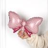 Bow Balloon Bow Tie Pink Balloon Mini large Bow Wedding Bride Shower Girl Birthday Gift Balloon  Bowknot Shape Foil Decoration