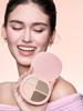 SHEGLAM HyperSculpt Highlight & Contour Palette - 2-in-1 Design, Fine Powder, Lime Infused - Cool