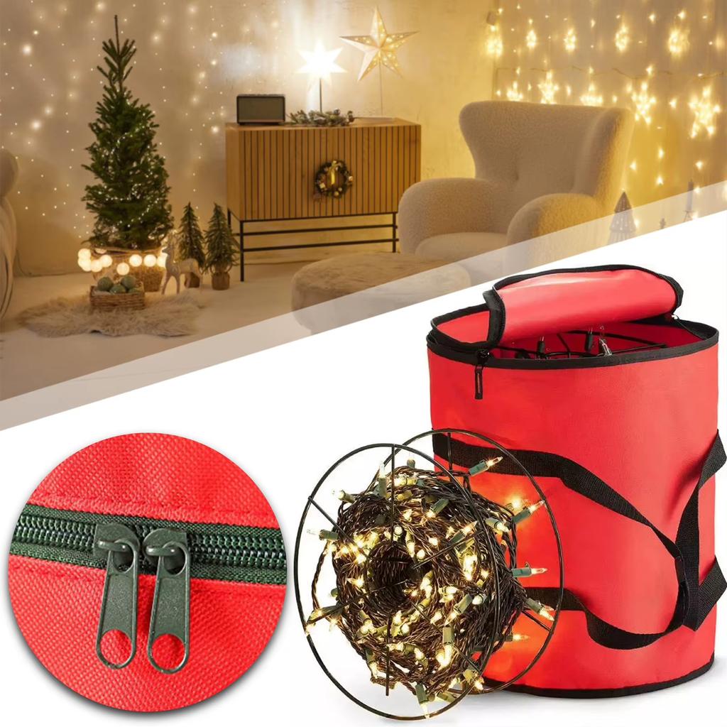 Oxford Fabric Storage Bag with Reinforced Handle Large Capacity Outdoor Lights Christmas Utenciles Garland Home Storage Supplies