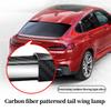 New Car Carbon Fiber Tail Light Modified Trunk Tail Light, Turn Signal Brake Light, Universal LED Iridescent Flow Light