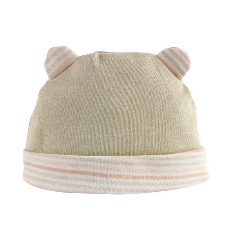 Шапочка для новорожденного с медвежьими ушками, больничные шапочки унисекс для младенцев, мягкие теплые шапки-тюрбаны, дышащие аксессуары для головы