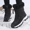 TUINANLE Warm Winter Plush Boots Women Snow Boots Comfortable and Casual Ladies Cotton Shoes