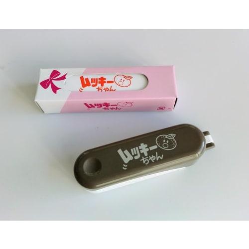 Mukky-chan 2-piece set (brown & orange)