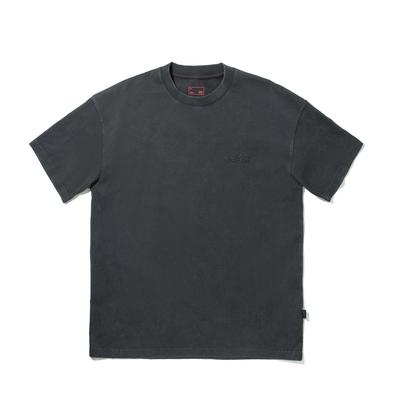 Li Ning Einfarbiges Rundhals Komfortables Atmungsaktives Vielseitiges Lockeres Kurzarm-T-Shirt Unisex Oberteile Anthrazit-Schwarz AHSVA91-1